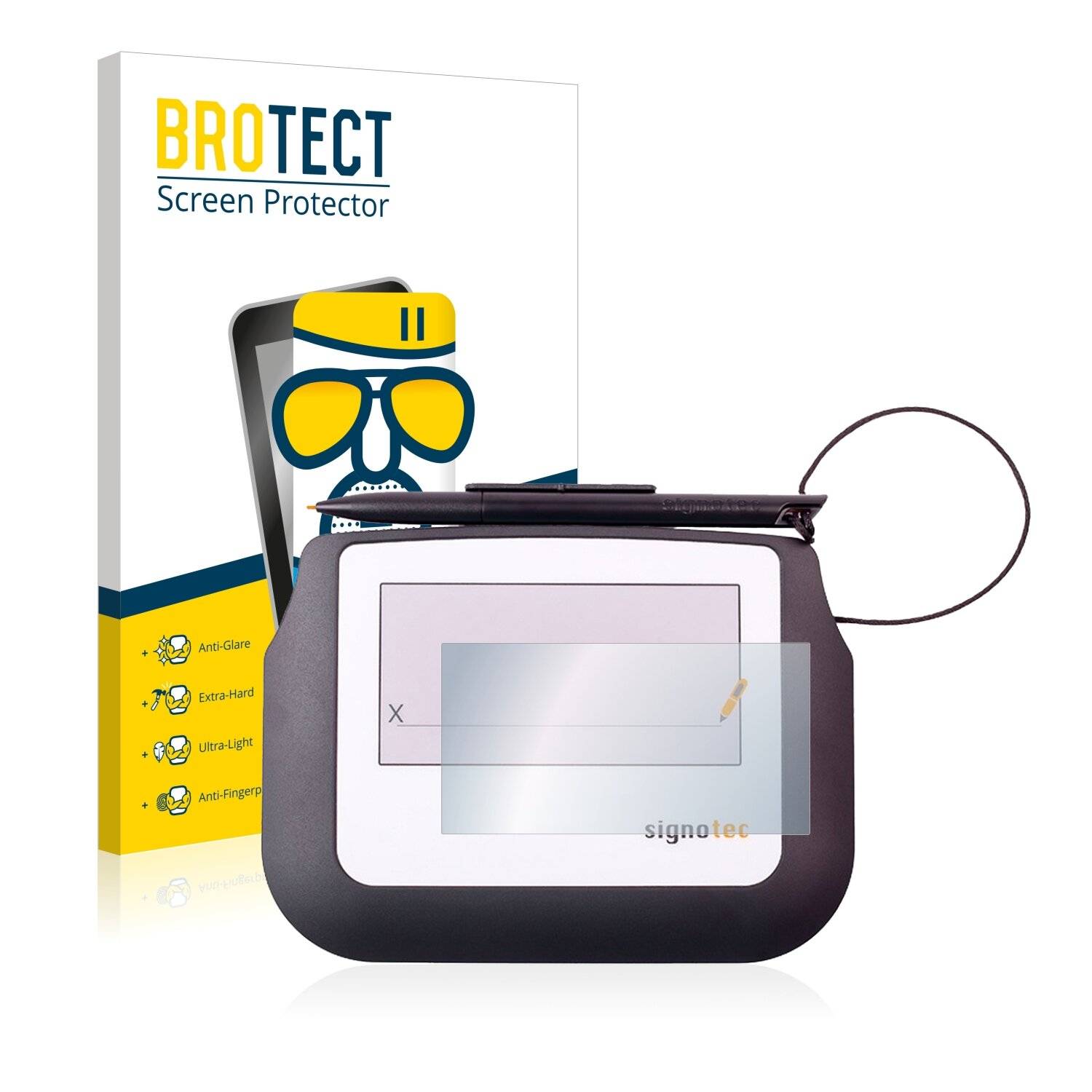 BROTECT AirGlass Matte Schutzglas Folie für Signotec Signature Sigma