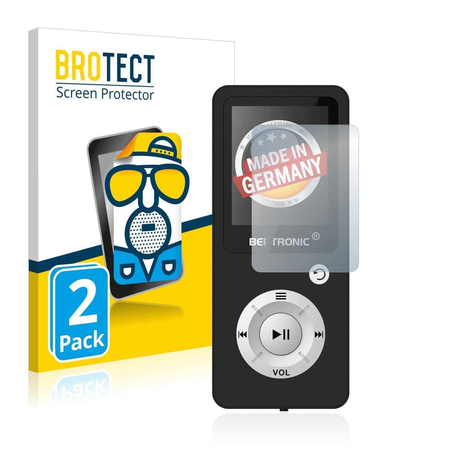 2x BROTECT Matte Displayschutzfolie für Bertronic BC04 - Entspiegelt,