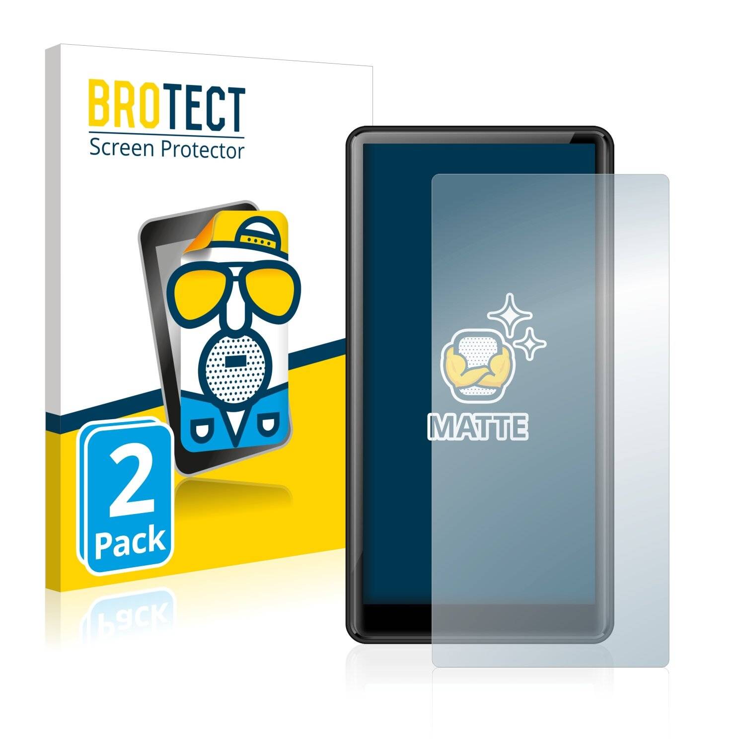2x BROTECT Matte Displayschutzfolie für AGPtek T03S - Entspiegelt,