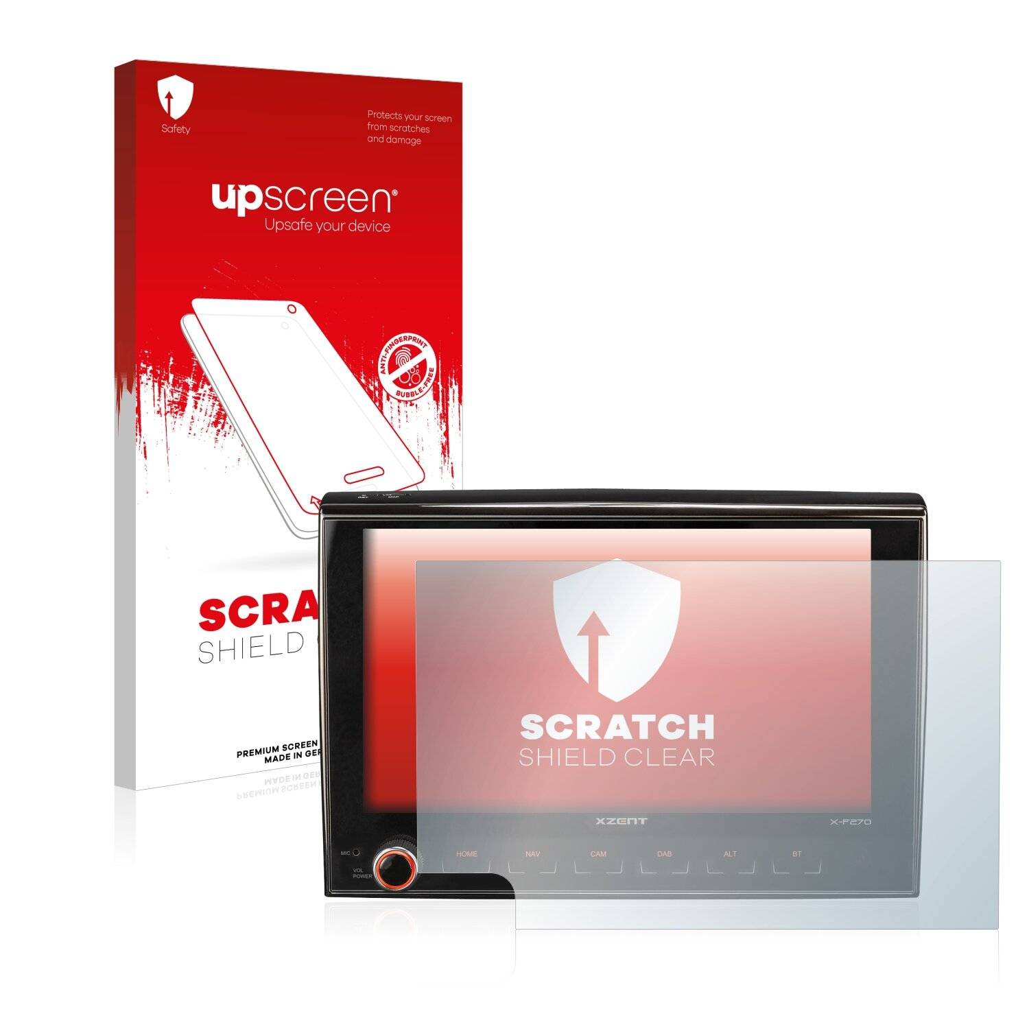 upscreen Scratch Shield Clear Premium Displayschutzfolie für Peugeot Boxer II 2006 X-F270