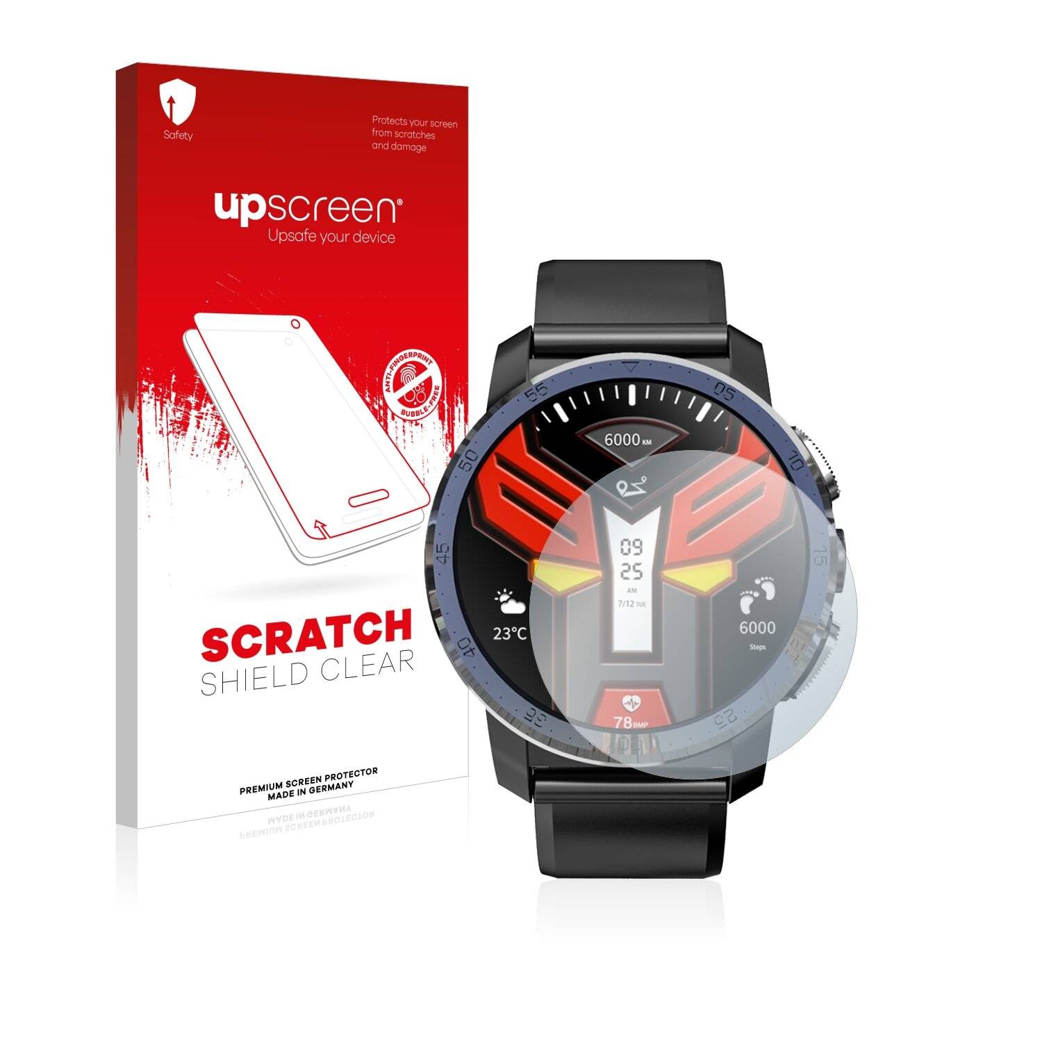 upscreen Scratch Shield Clear Premium Displayschutzfolie für Kospet Optimus