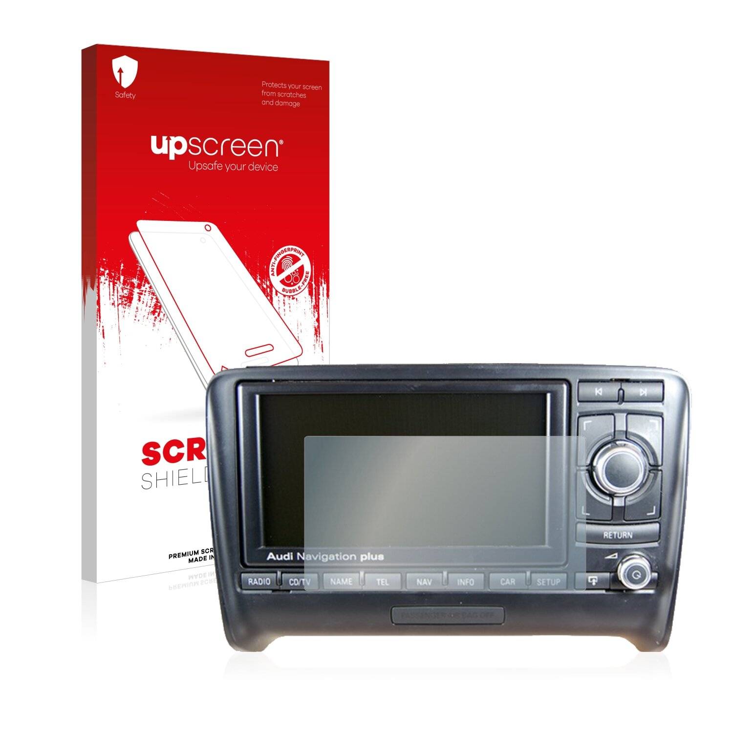 upscreen Scratch Shield Clear Premium Displayschutzfolie für Audi A3 8P 2004-2012