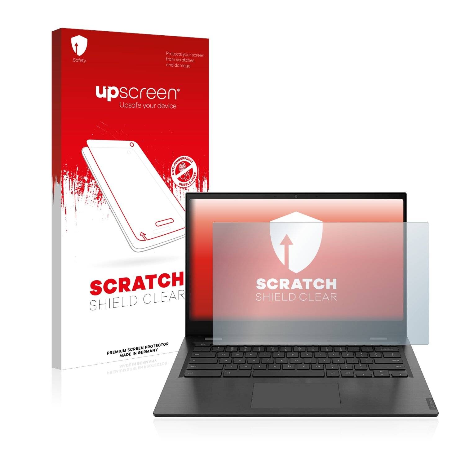 upscreen Scratch Shield Clear Premium Displayschutzfolie für Lenovo Chromebook