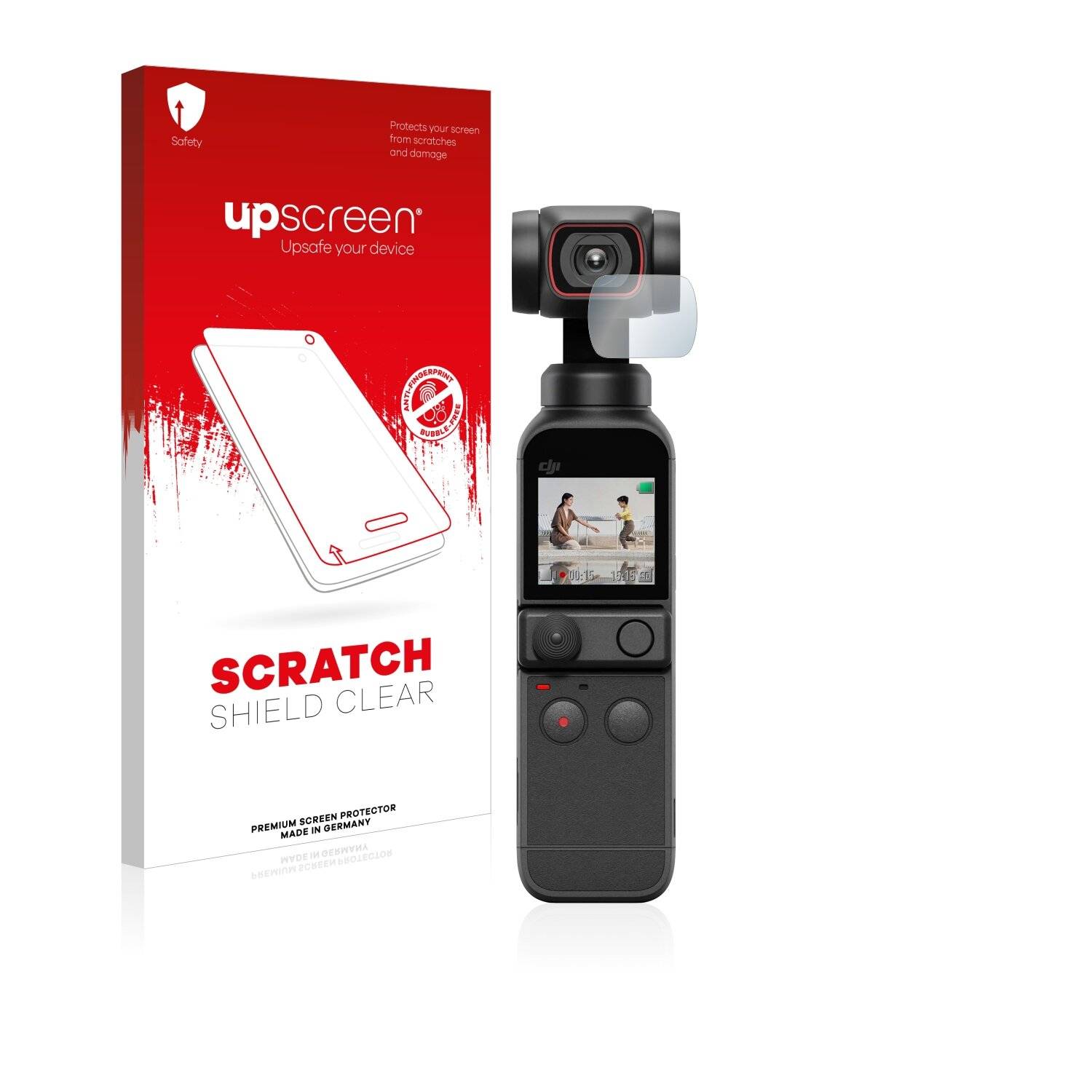 upscreen Scratch Shield Clear Premium Displayschutzfolie für DJI Osmo Pocket 2
