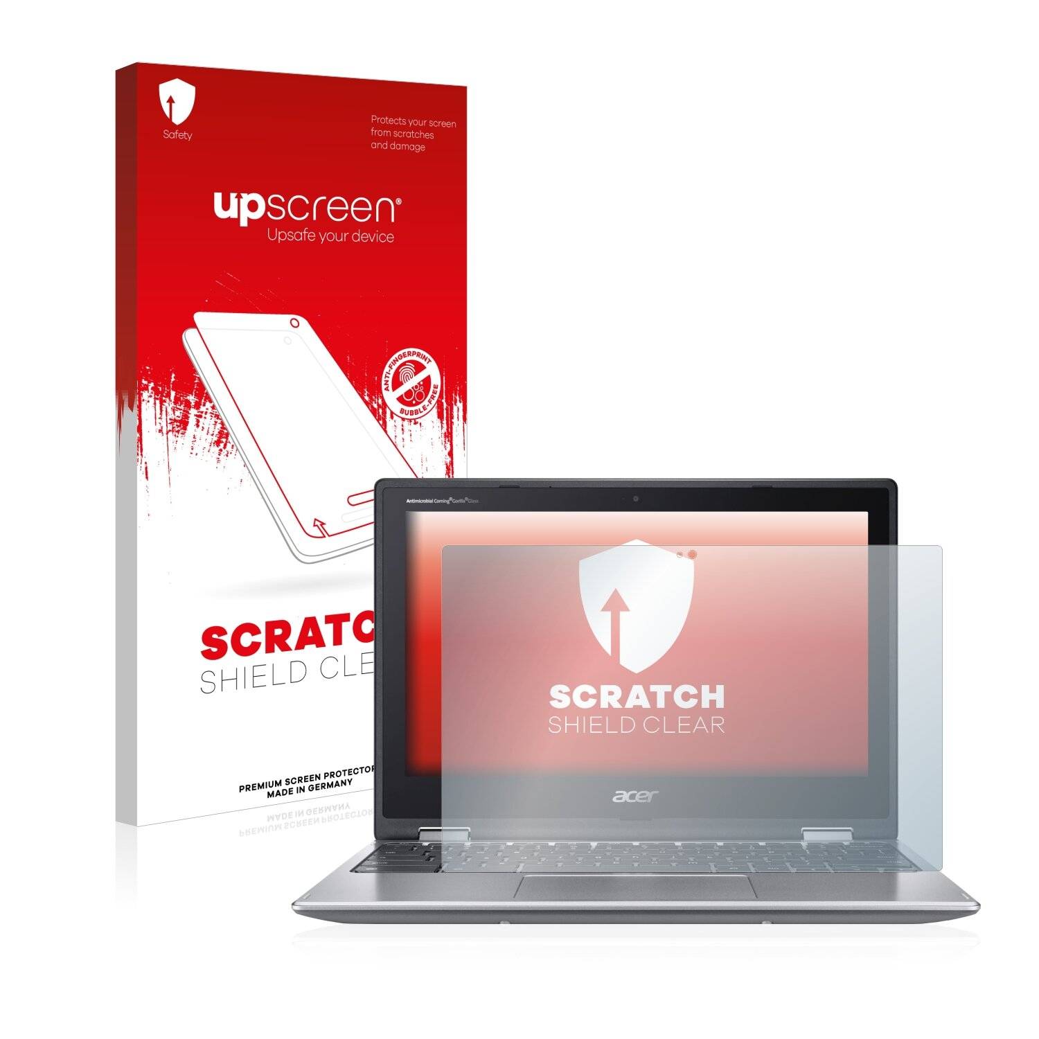 upscreen Scratch Shield Clear Premium Displayschutzfolie für Acer Chromebook
