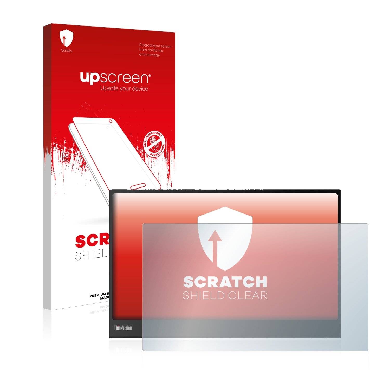 upscreen Scratch Shield Clear Premium Displayschutzfolie für Lenovo ThinkVision