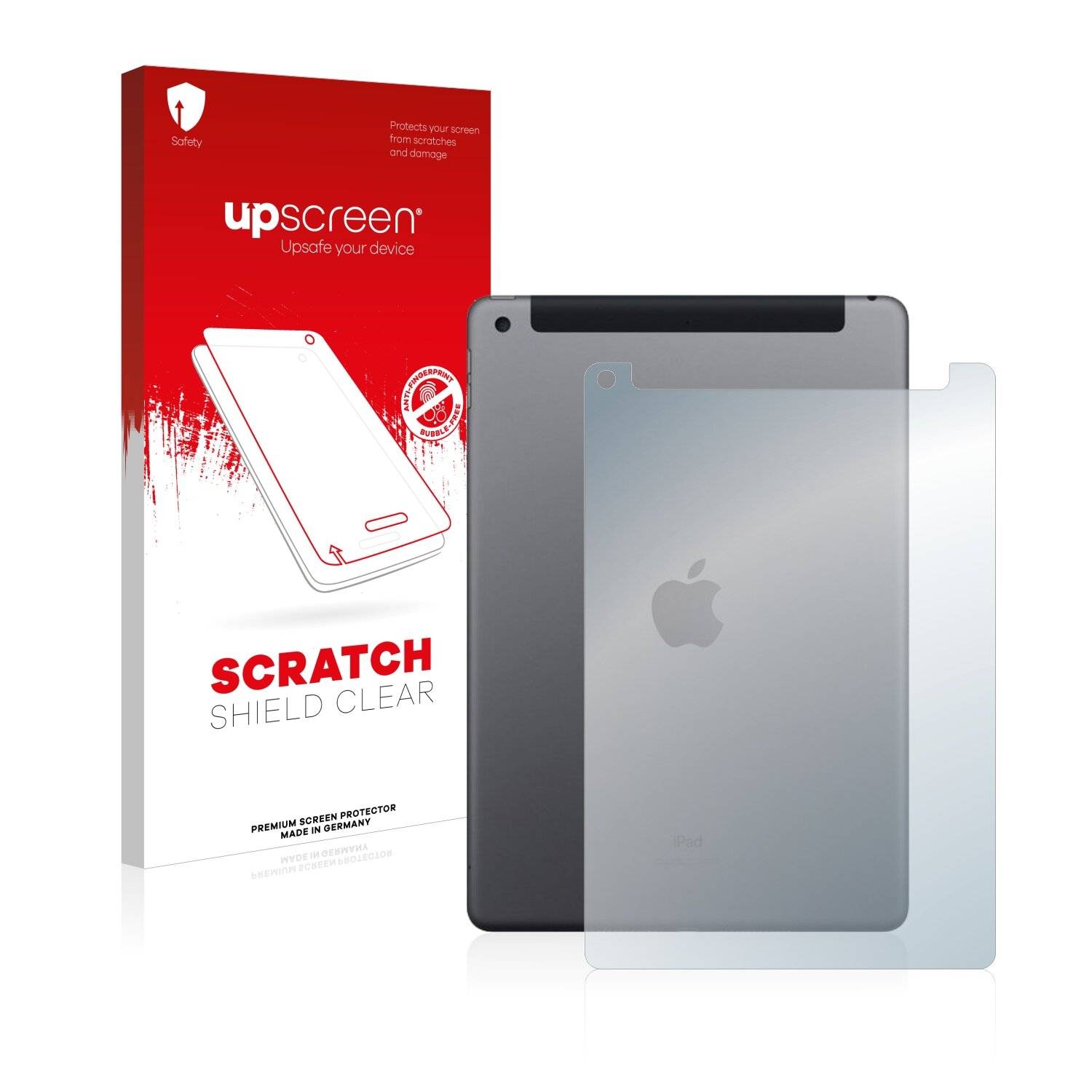 upscreen Scratch Shield Clear Premium Displayschutzfolie für Apple iPad 10.2 WiFi Cellular