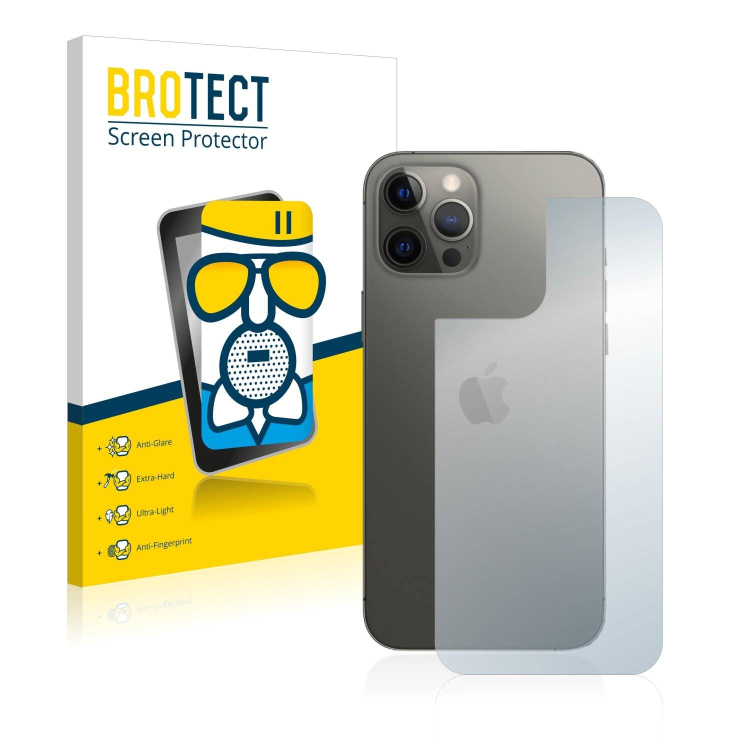 BROTECT AirGlass Matte Schutzglas Folie für Apple iPhone 12 Pro Max