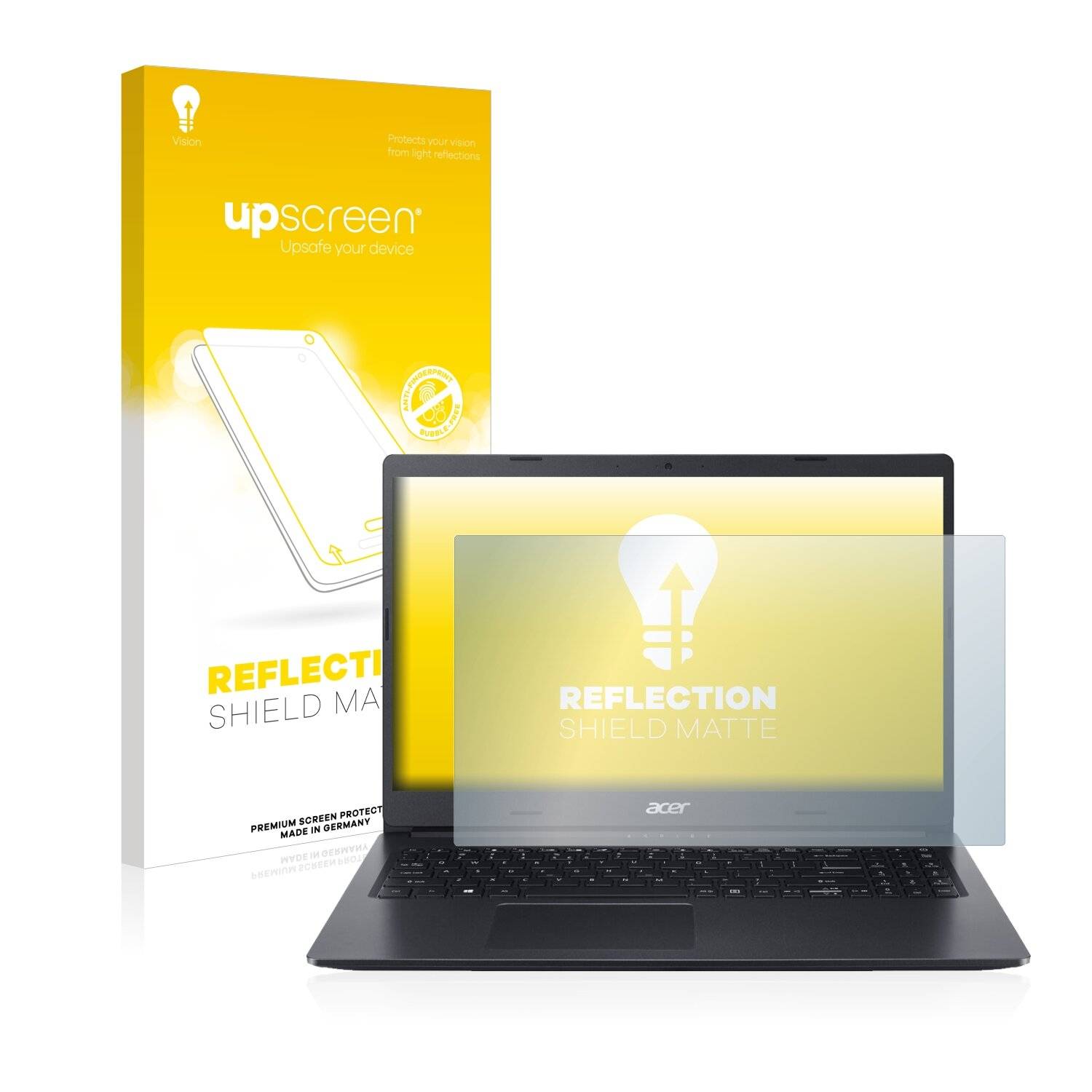 upscreen Reflection Shield Matte Premium Displayschutzfolie für Acer Aspire 3