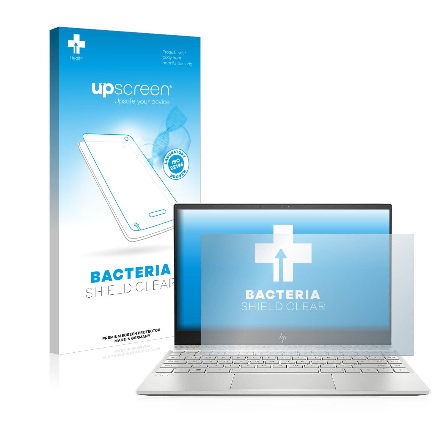 upscreen Bacteria Shield Clear Premium Antibakterielle Displayschutzfolie für HP Envy
