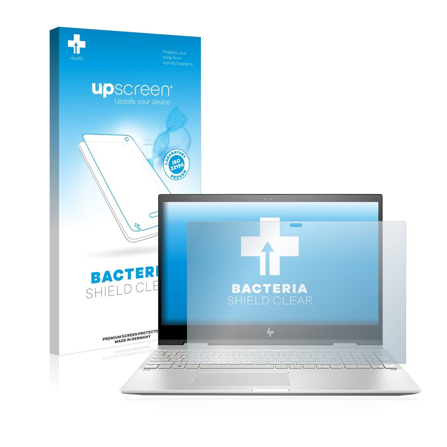 upscreen Bacteria Shield Clear Premium Antibakterielle Displayschutzfolie für HP Envy