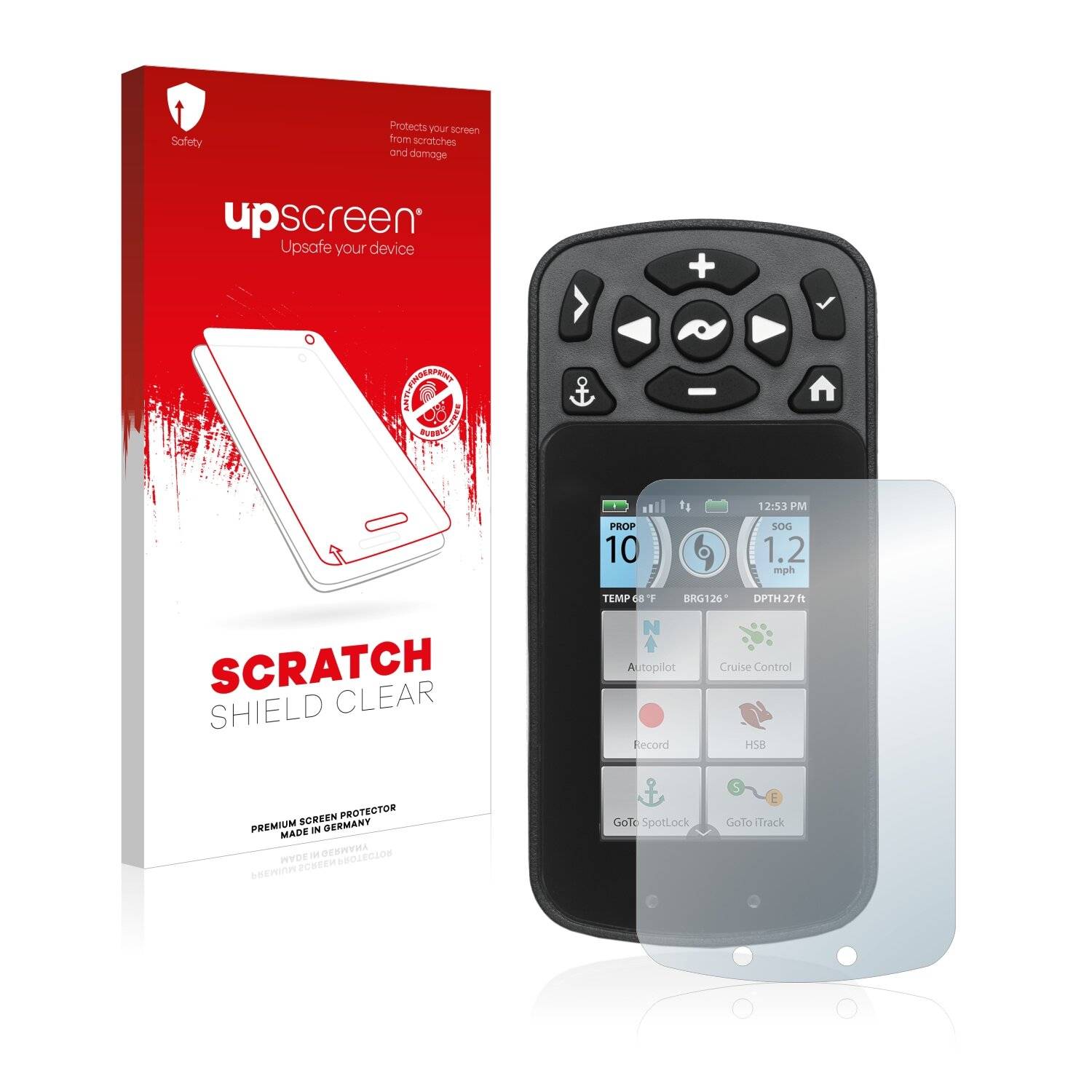 upscreen Scratch Shield Clear Premium Displayschutzfolie für Minn Kota I-Pilot