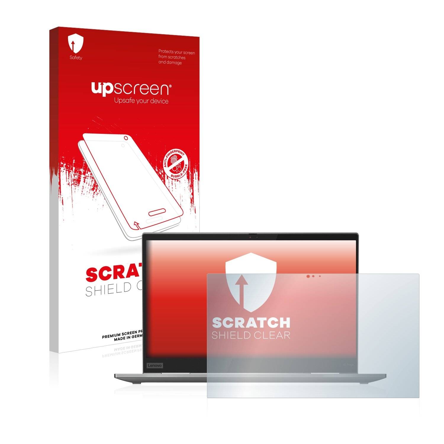 upscreen Scratch Shield Clear Premium Displayschutzfolie für Lenovo ThinkPad X1 Yoga (5.