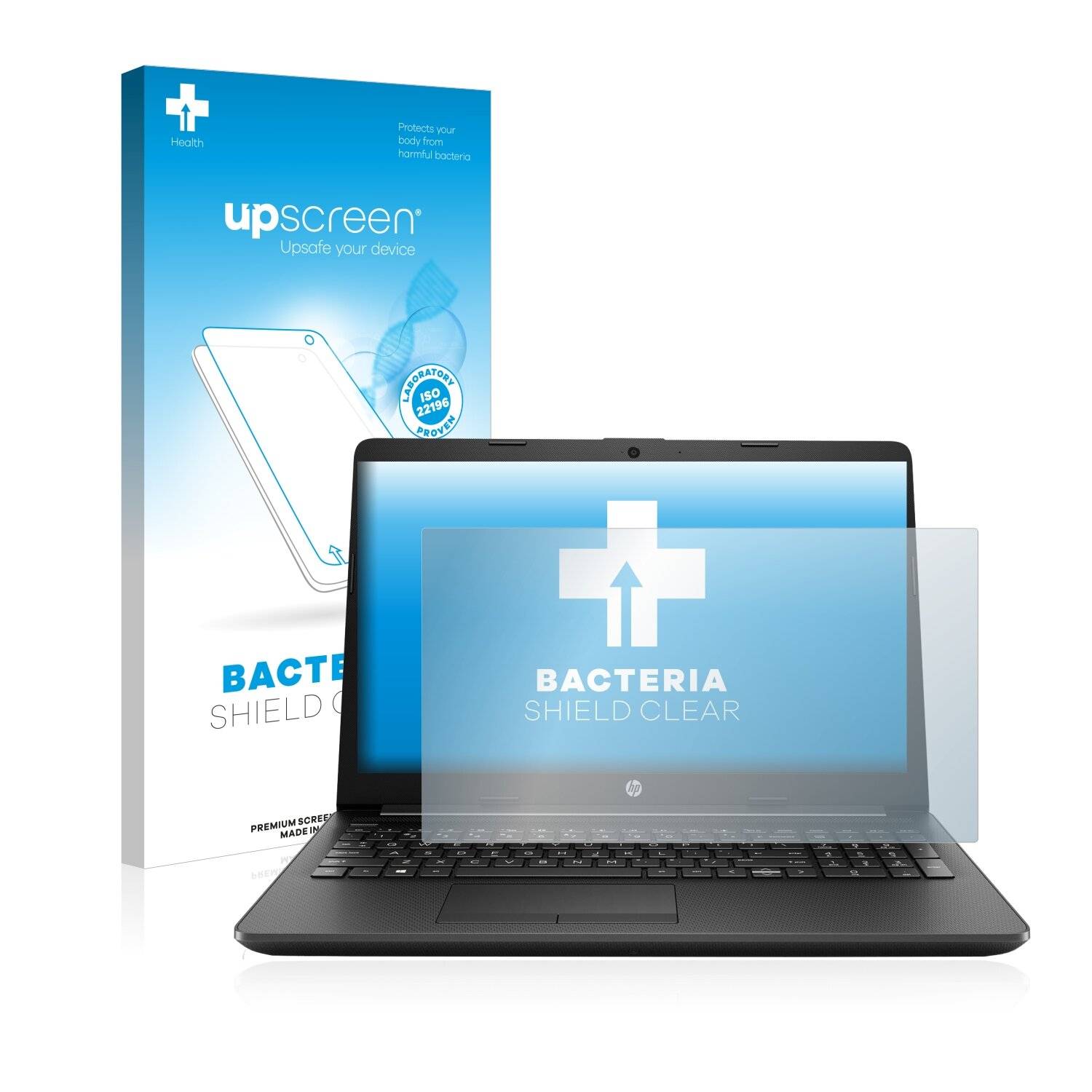 upscreen Bacteria Shield Clear Premium Antibakterielle Displayschutzfolie für HP