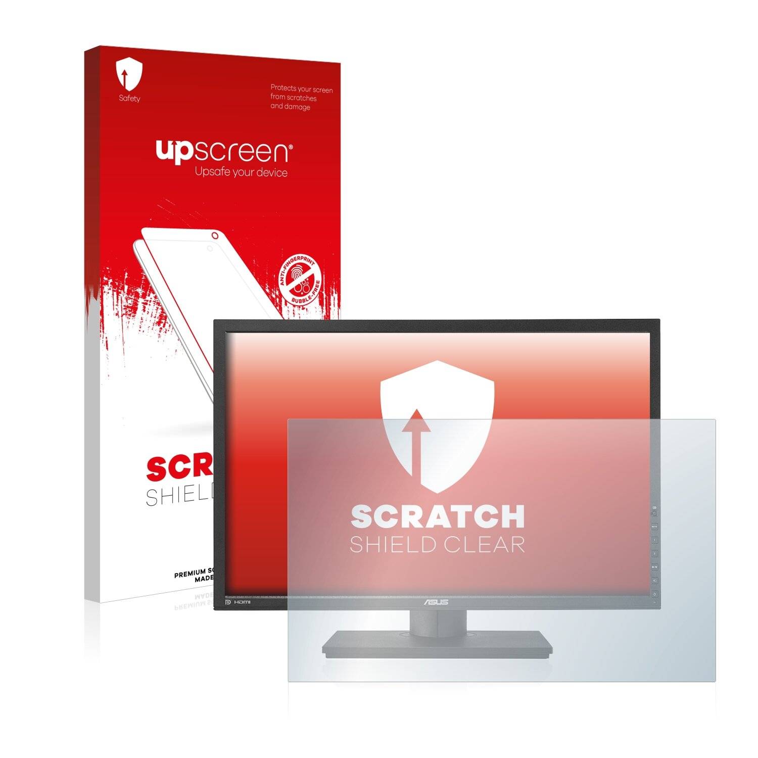 upscreen Scratch Shield Clear Premium Displayschutzfolie für Asus