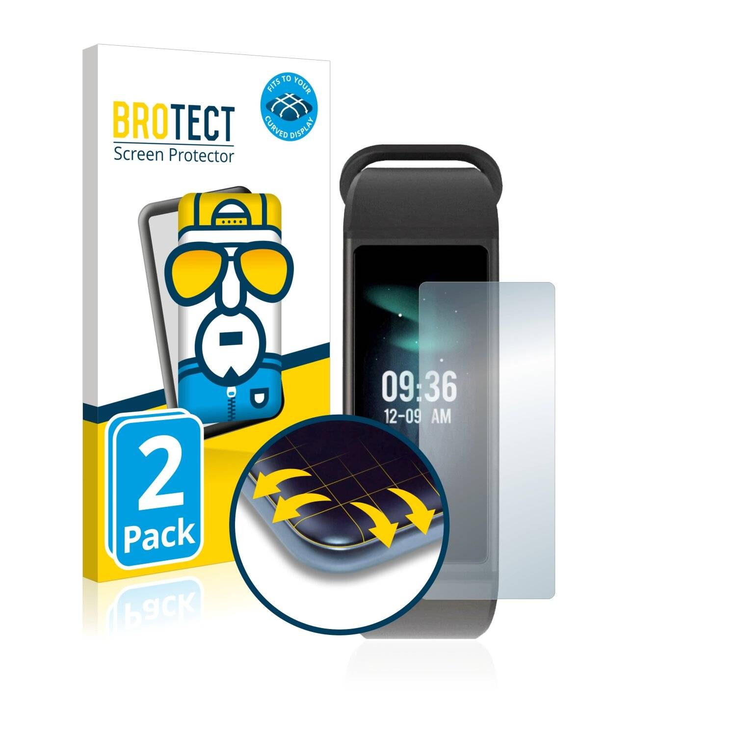 2x BROTECT Flex Full-Cover Displayschutzfolie für Wyze