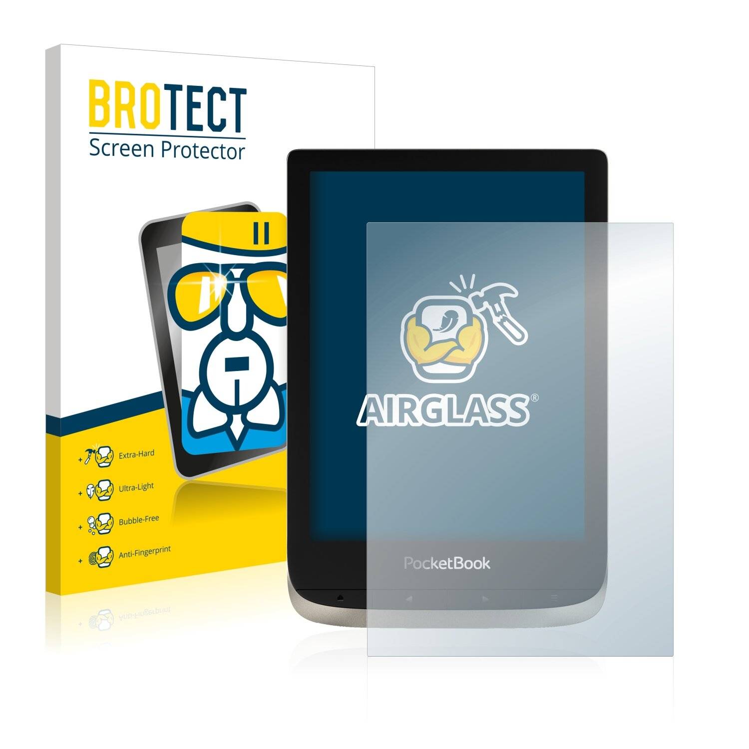 BROTECT AirGlass Schutzglas Folie für PocketBook