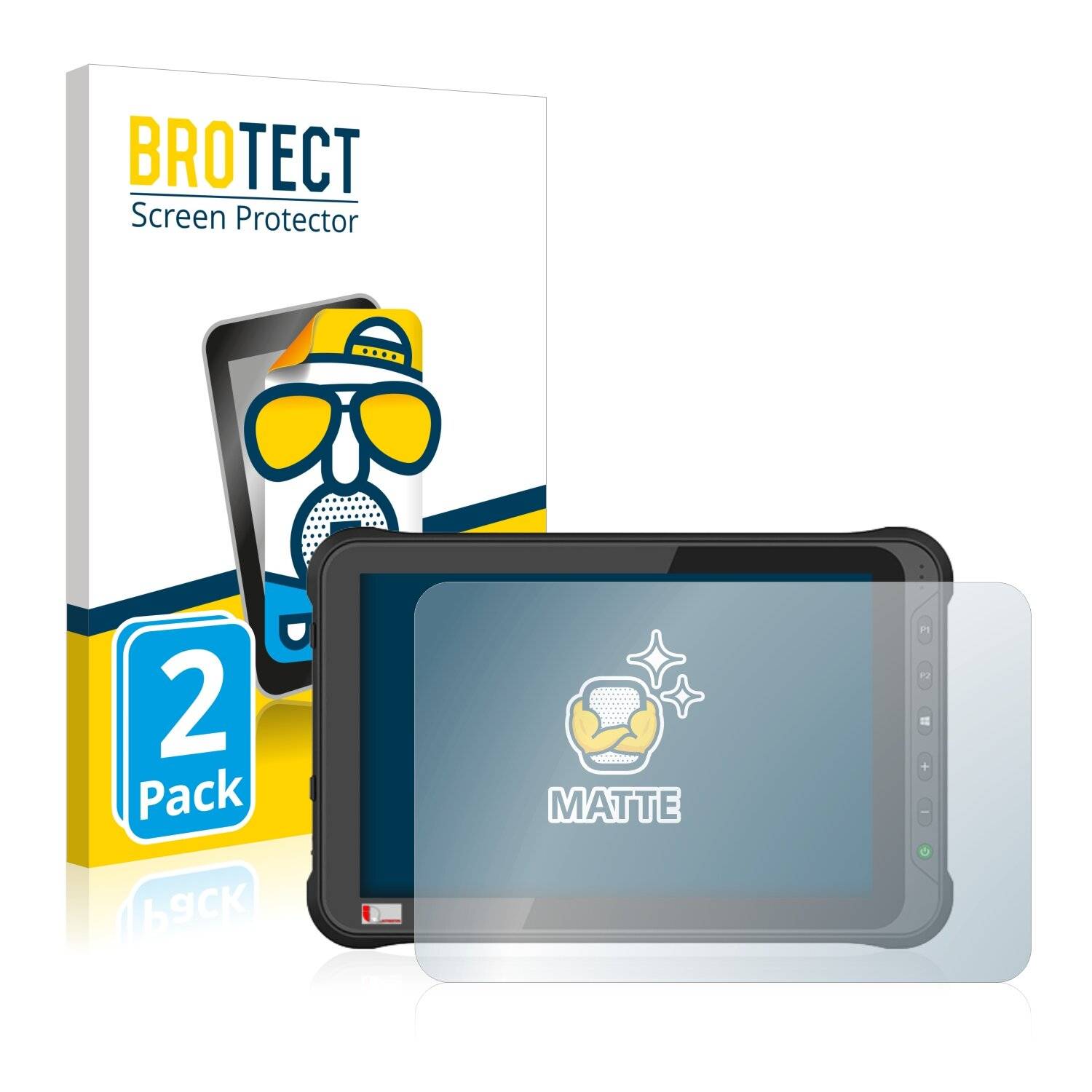 2x BROTECT Matte Displayschutzfolie für IQ Automation TM10 Plus - Entspiegelt,