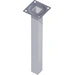 Stahlrohrmöbelfüsse silberfarb.200mm eckig Stahlrohrmöbelfüsse silberfarb.200mm eckig