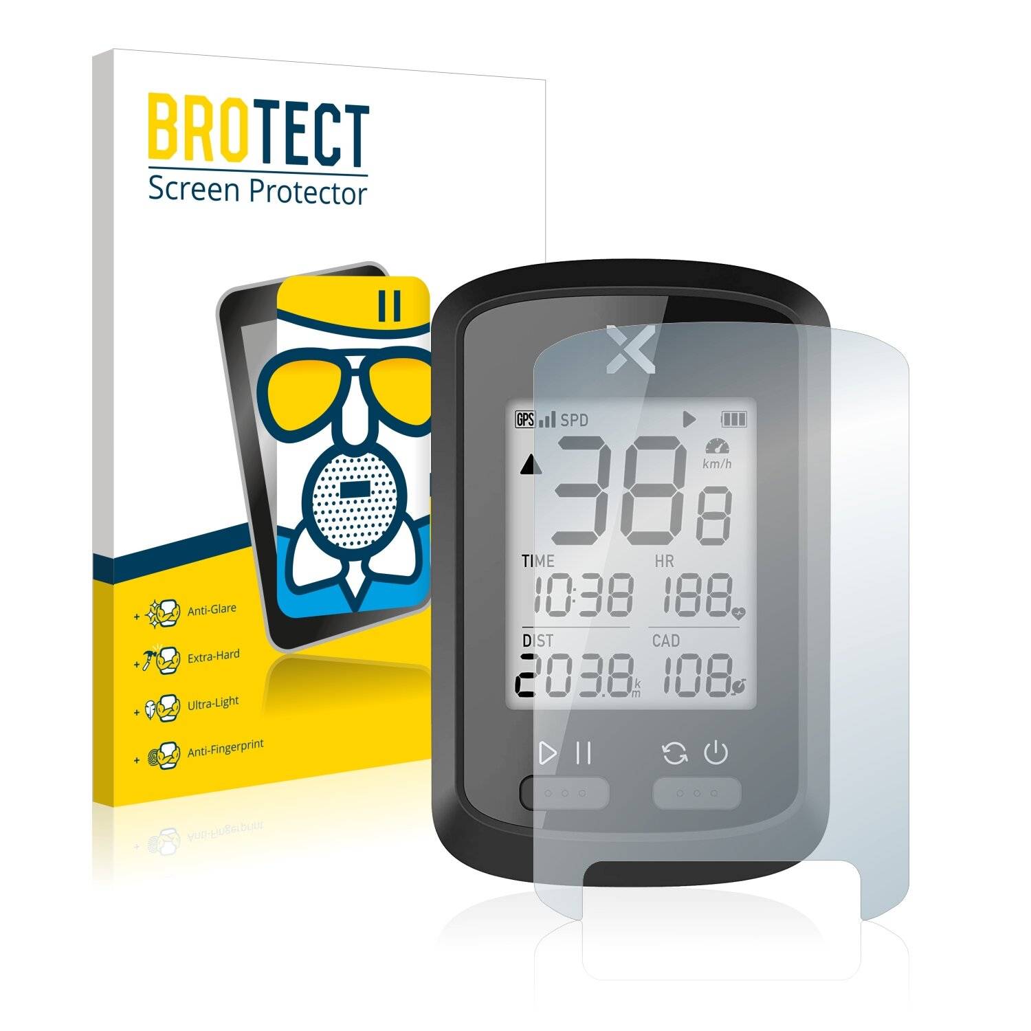 BROTECT AirGlass Matte Schutzglas Folie für Xoss G