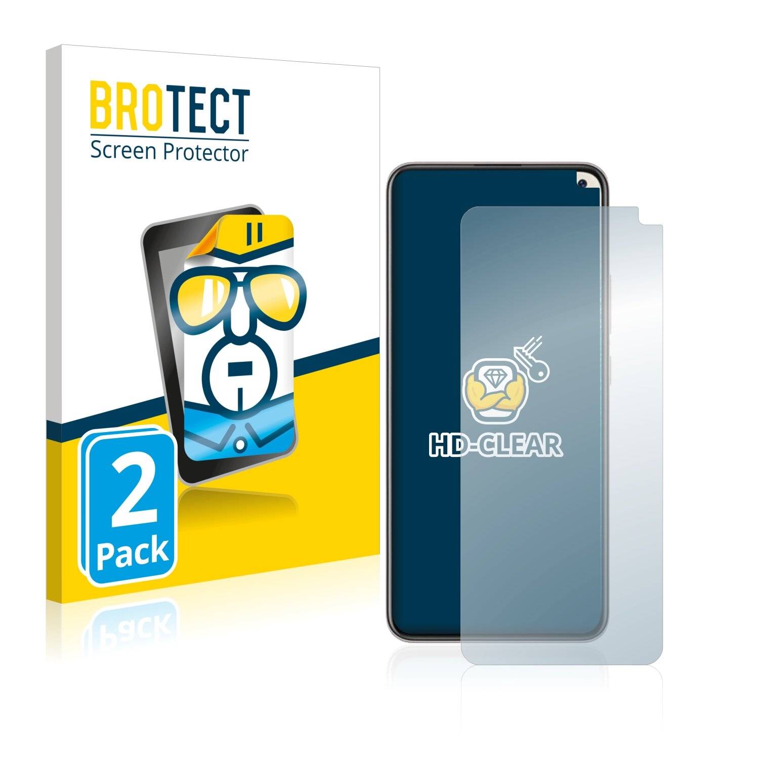 2x BROTECT HD-Clear Displayschutzfolie für Vivo