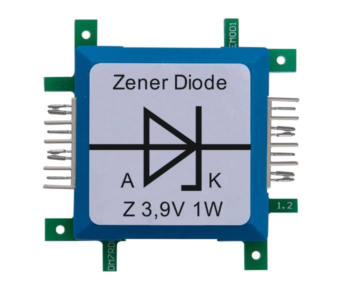 Zener-Dioden-Komponente mit der Bezeichnung „Zener-Diode