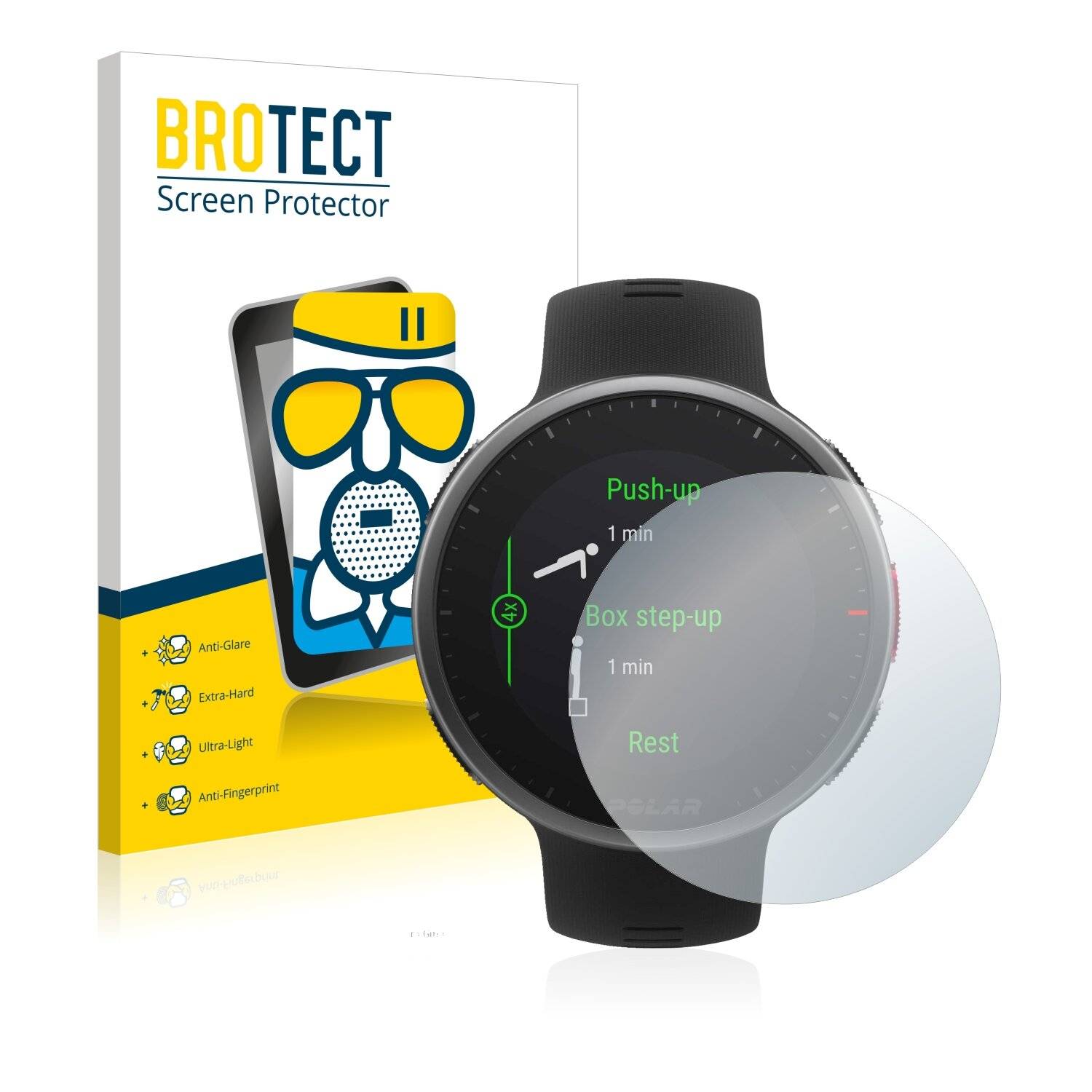 BROTECT AirGlass Matte Schutzglas Folie für Polar Vantage