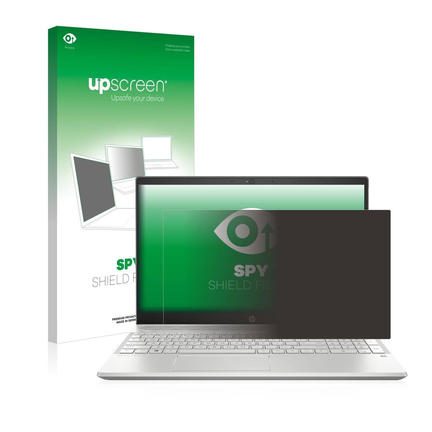 upscreen Spy Shield Filter Premium Blickschutzfilter für HP Pavilion