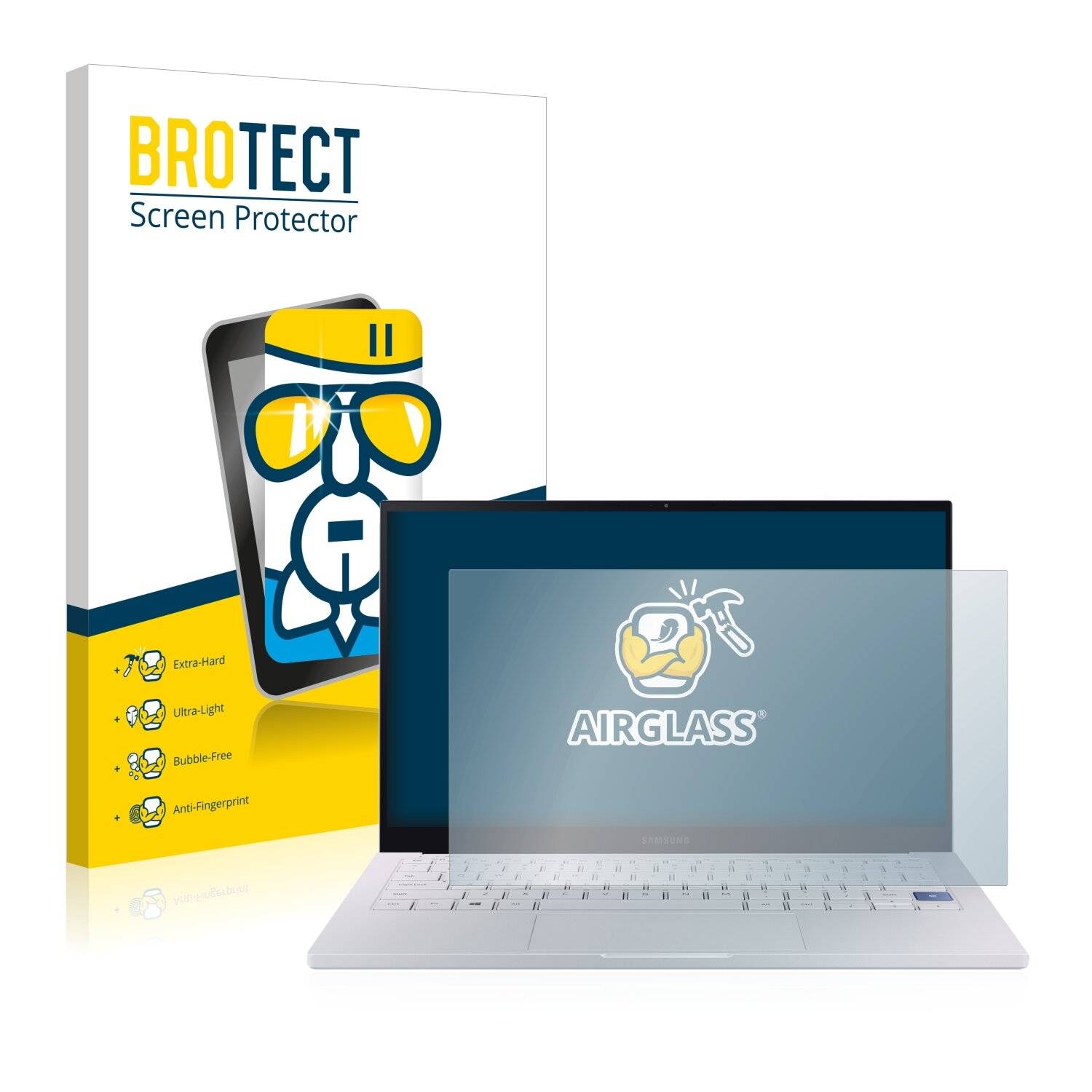 BROTECT AirGlass Schutzglas Folie für Samsung Galaxy Book Ion