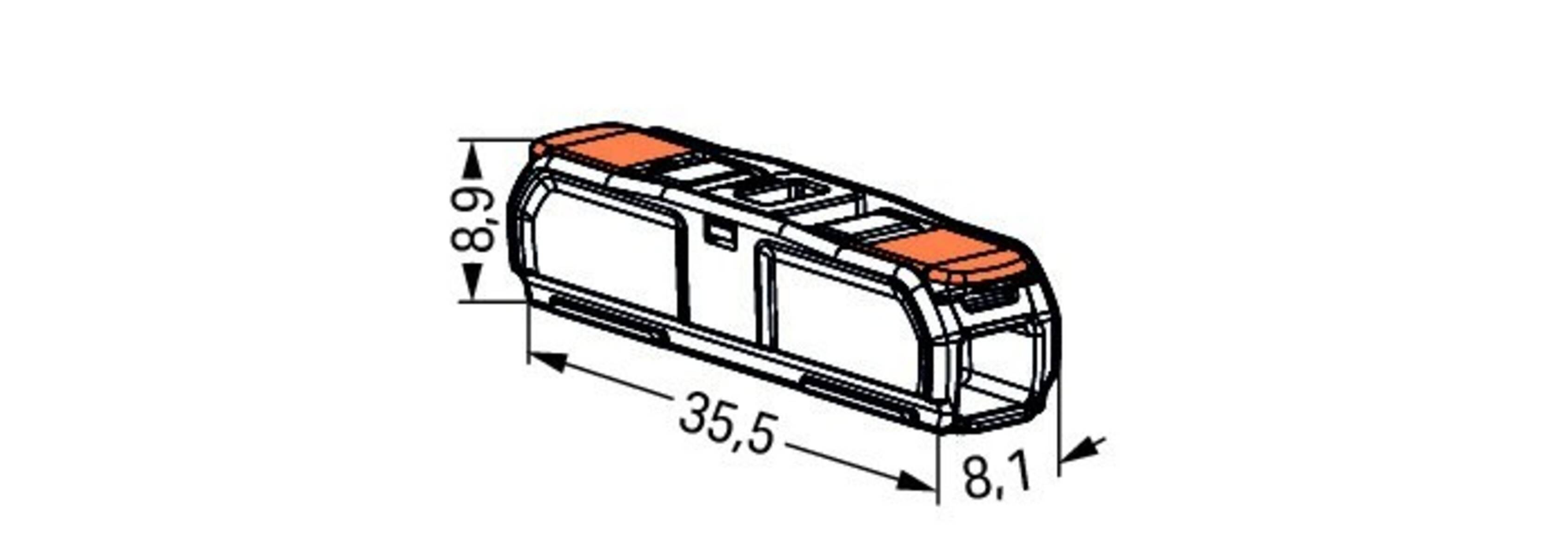 WAGO GmbH & Co. KG Durchgangsverbinder 221-2401