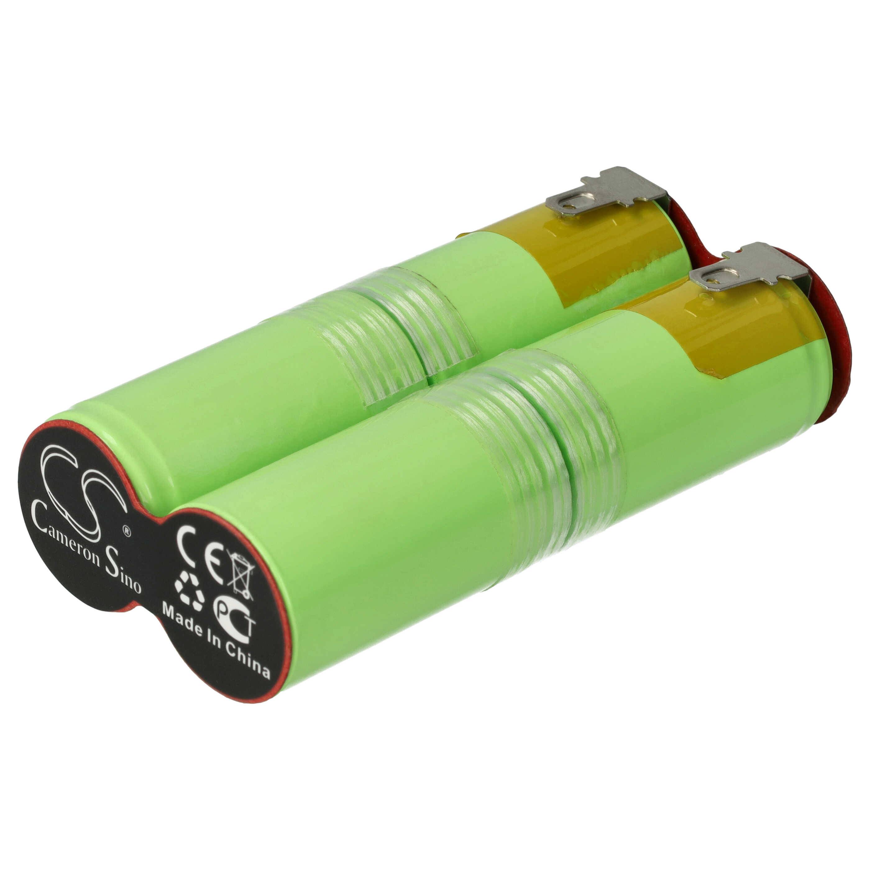 Zwei grüne zylindrische Batterien mit der Aufschrift „Cameron Sino