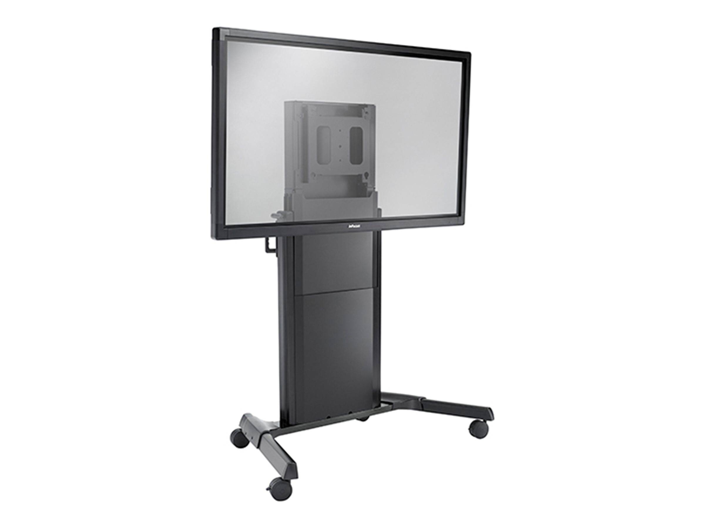 Chief XL Electric Height Adjust Cart - Wagen - motorisiert - für Flachbildschirm - Schwarz - Bildschirmgröße: 127-203.2