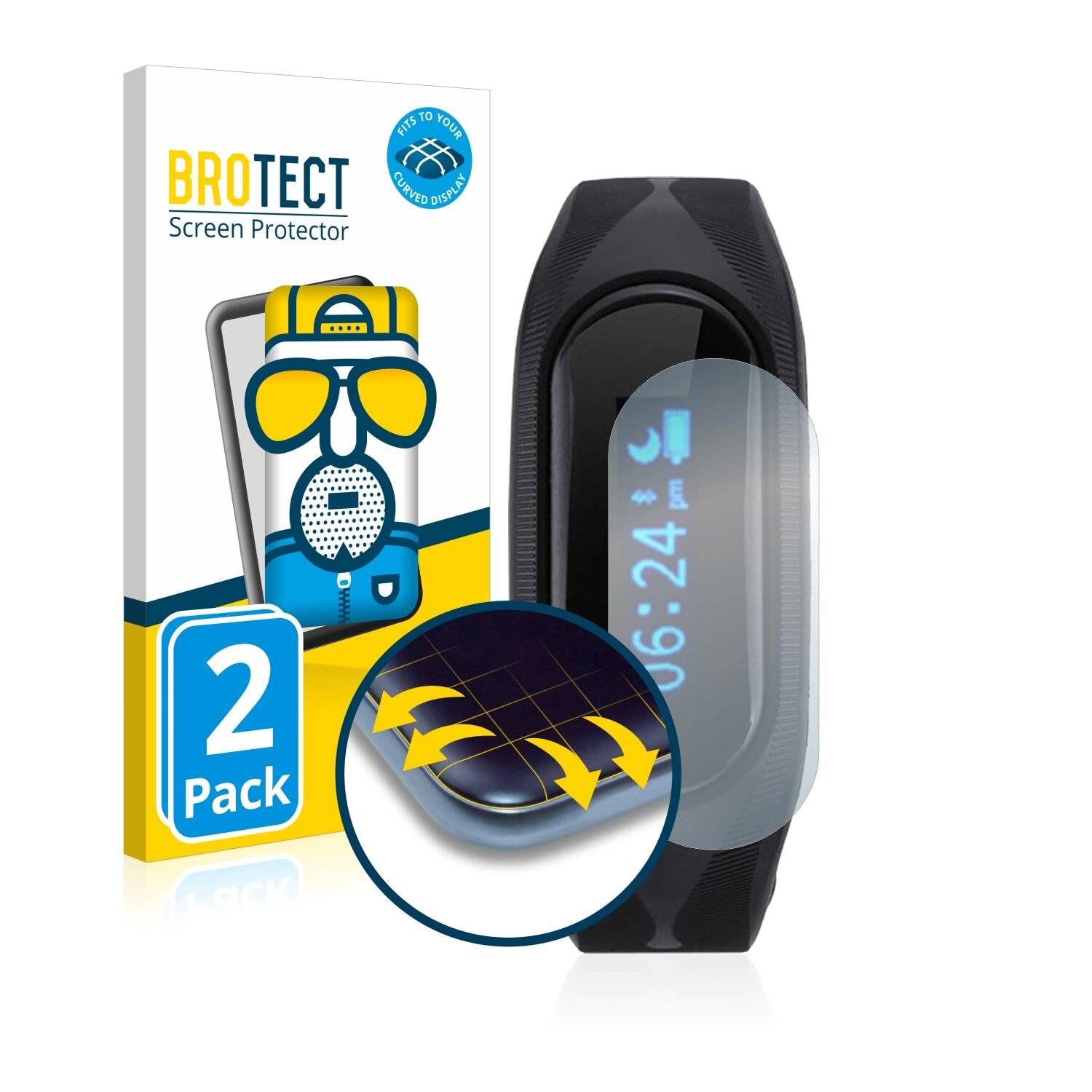 2x BROTECT Flex Matte Full-Cover Displayschutzfolie für Cubot