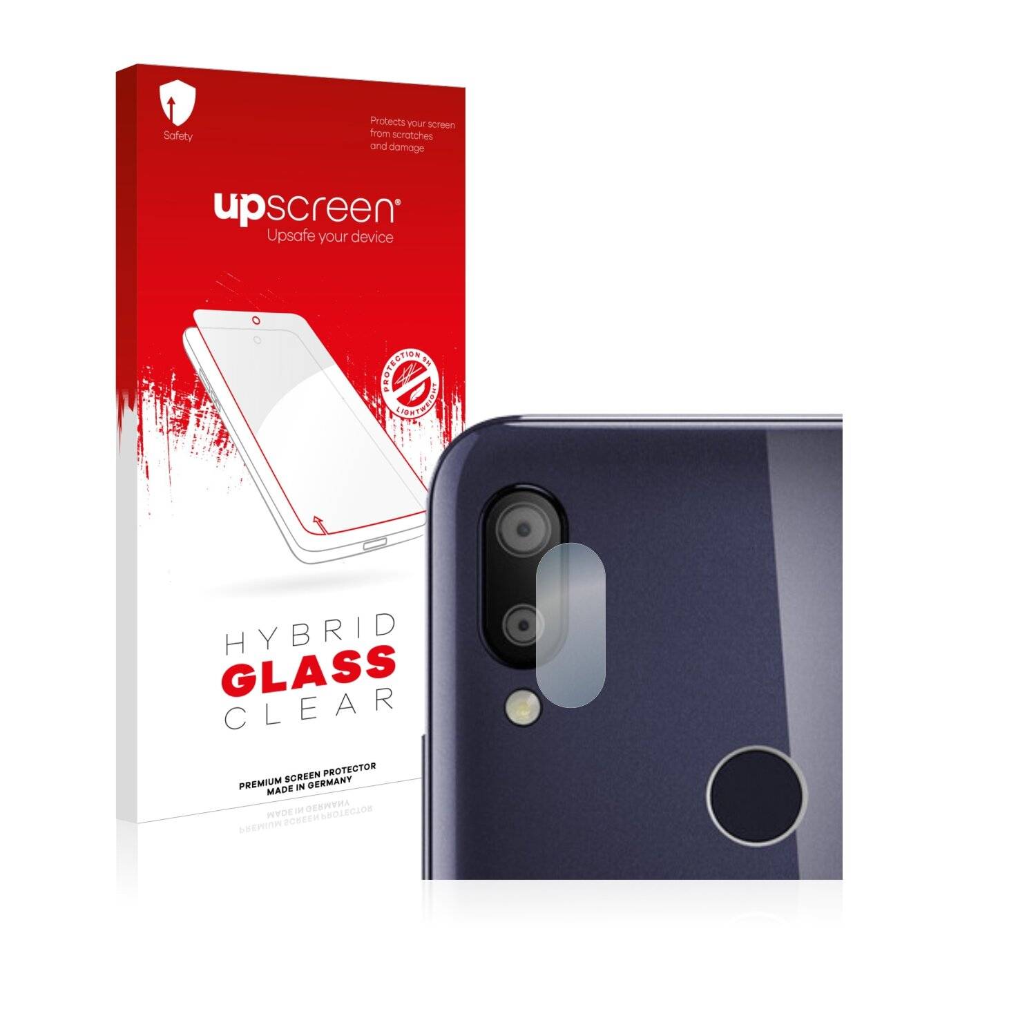 upscreen Hybrid Glass Clear Premium Schutzglas Folie für Gigaset GS190 (NUR