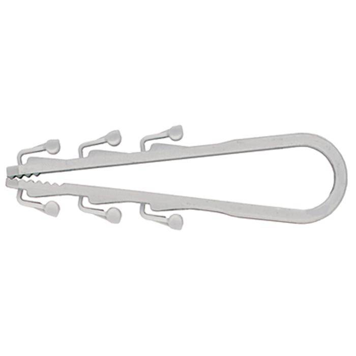 Befestigungssystem Steckfix plus Leitungsschelle - Bohrloch-Ø 6 mm - min. Bohrlochtiefe 35 mm - Spannbereich 3 - 13 mm - VE 100 Stck.