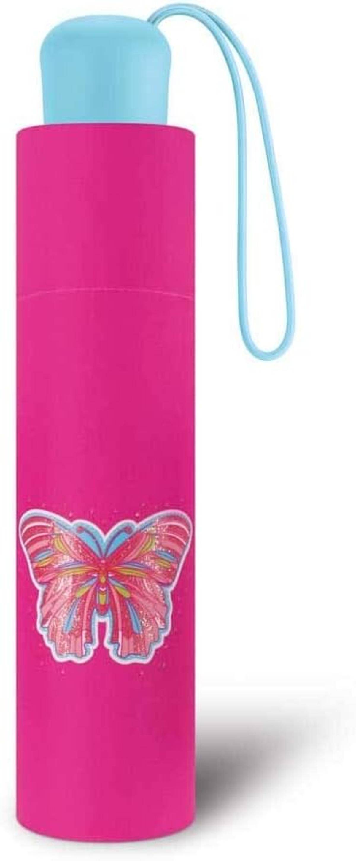 Scout Kinder Regenschirm Taschenschirm Reflektionsflächen leicht Schmetterling