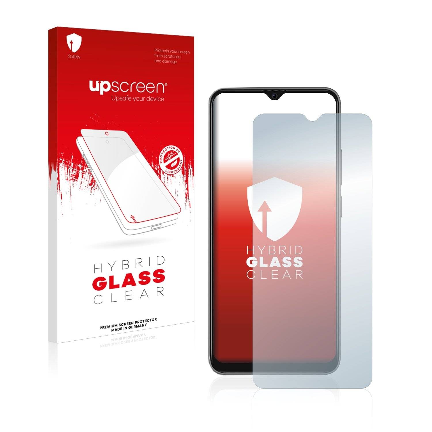upscreen Hybrid Glass Clear Premium Schutzglas Folie für Blackview