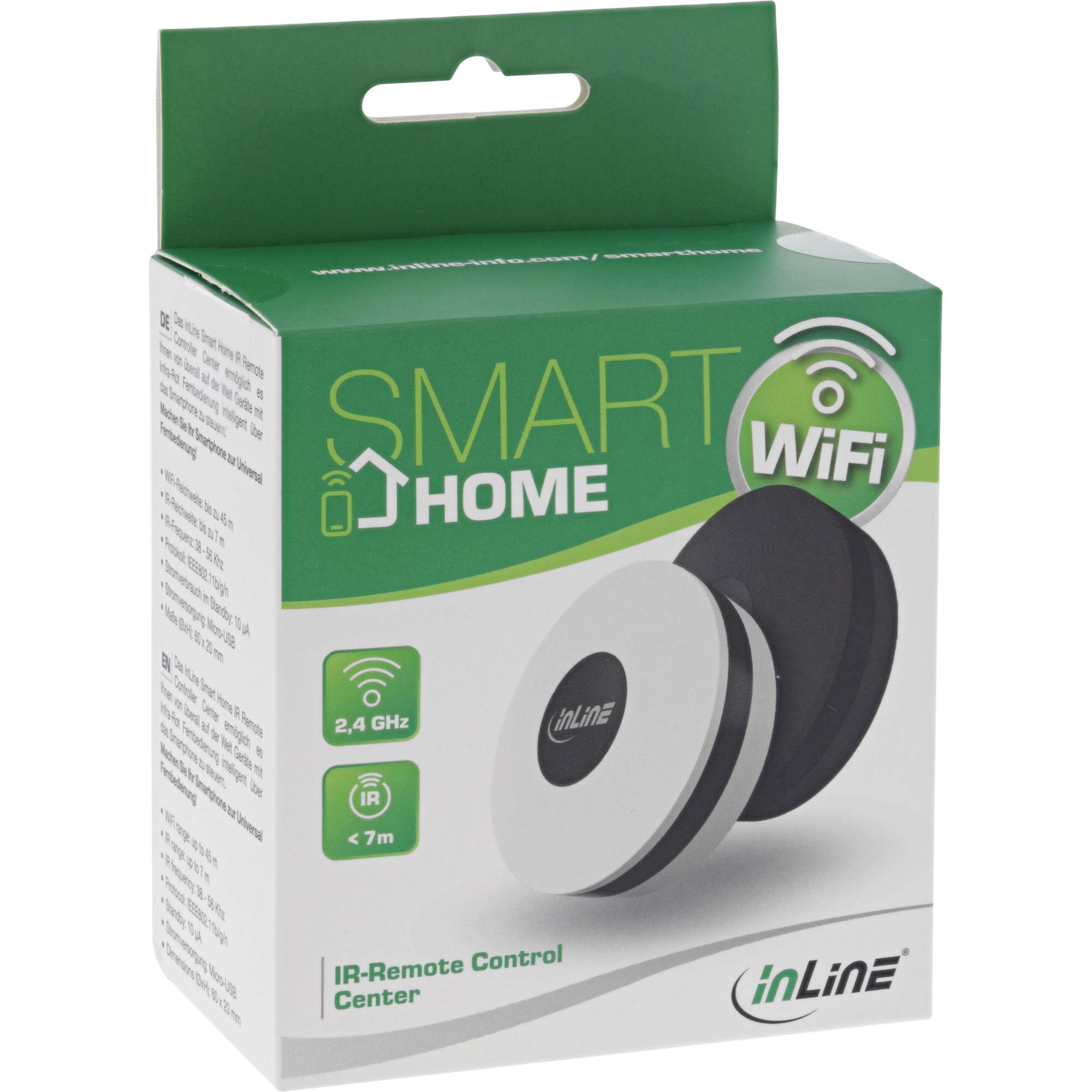 INLINE - SmartHome IR Remote Control Center weiß