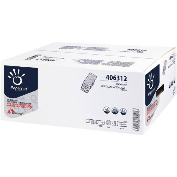 Papierhandtuch 40631 W-Falz weiß 20x115 Blatt