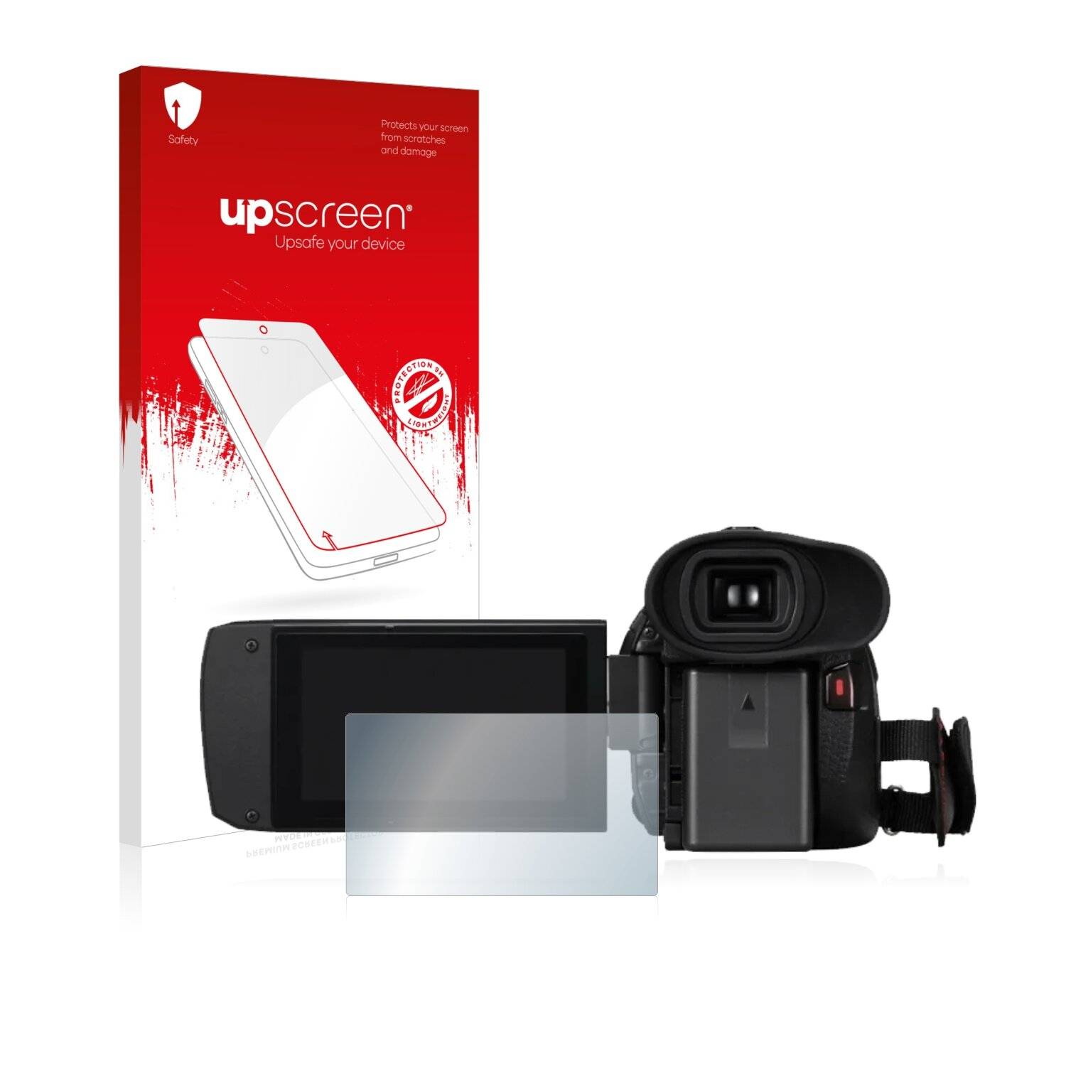 upscreen Hybrid Glass Clear Premium Schutzglas Folie für Panasonic