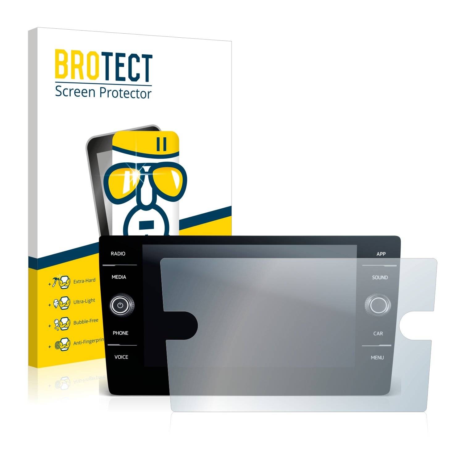 2x BROTECT Flex Matte Full-Cover Displayschutzfolie für Oppo Reno
