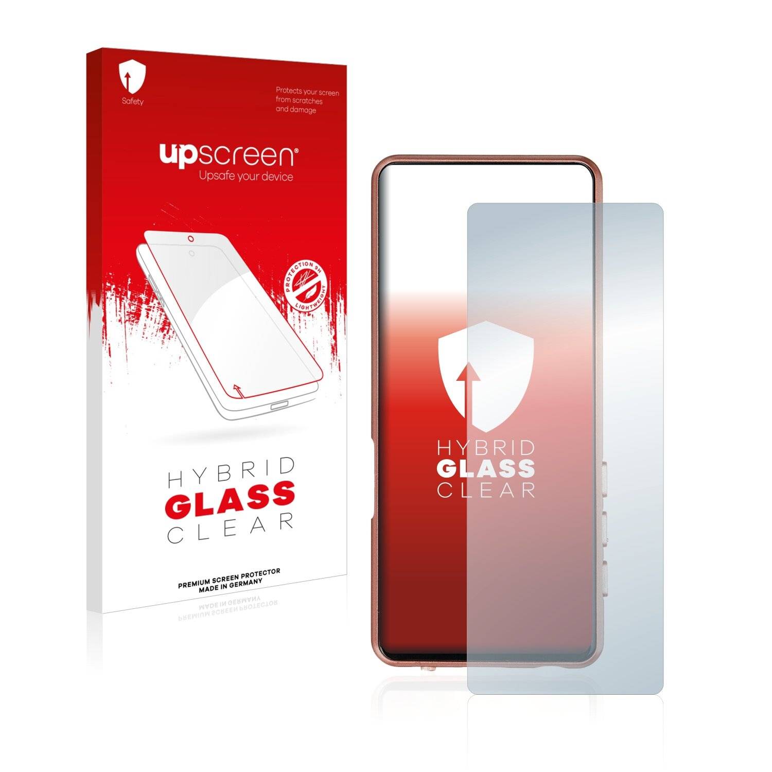 upscreen Hybrid Glass Clear Premium Schutzglas Folie für Mymahdi M9