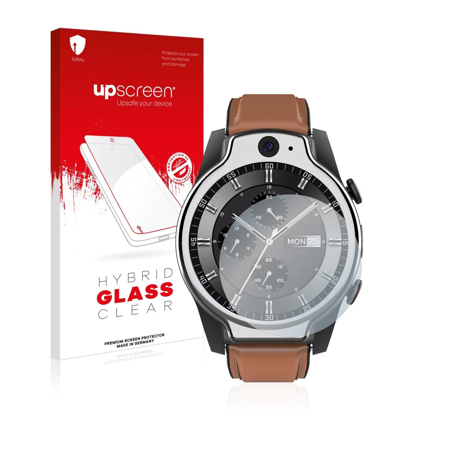 upscreen Hybrid Glass Clear Premium Schutzglas Folie für Lemfo
