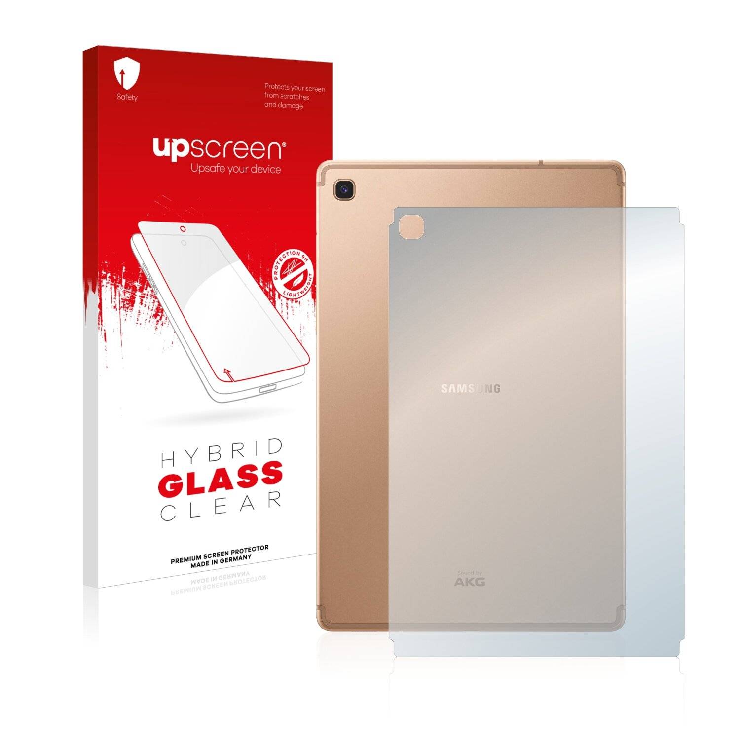 upscreen Hybrid Glass Clear Premium Schutzglas Folie für Samsung Galaxy Tab S5e WiFi 2019