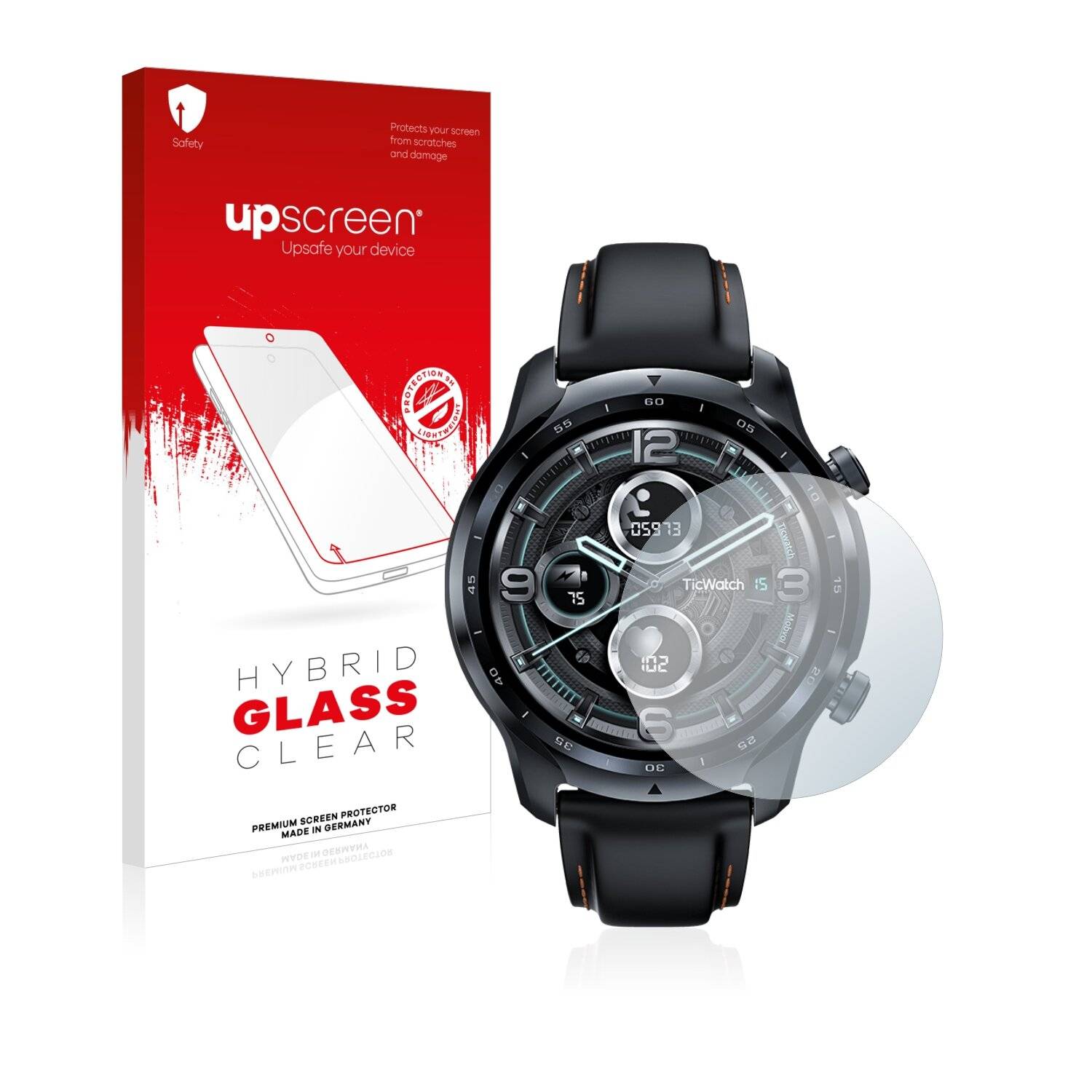 upscreen Hybrid Glass Clear Premium Schutzglas Folie für Citizen CZ