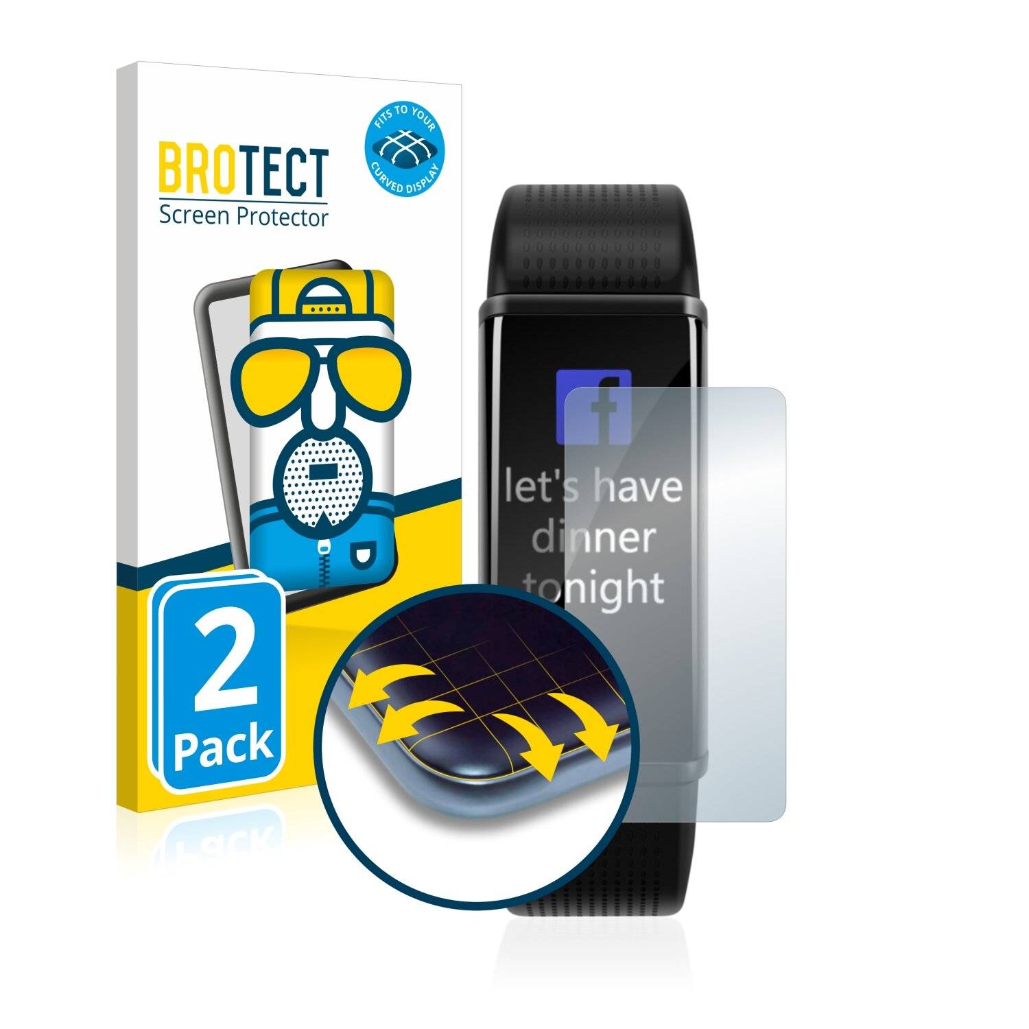 2x BROTECT Flex Matte Full-Cover Displayschutzfolie für ACME