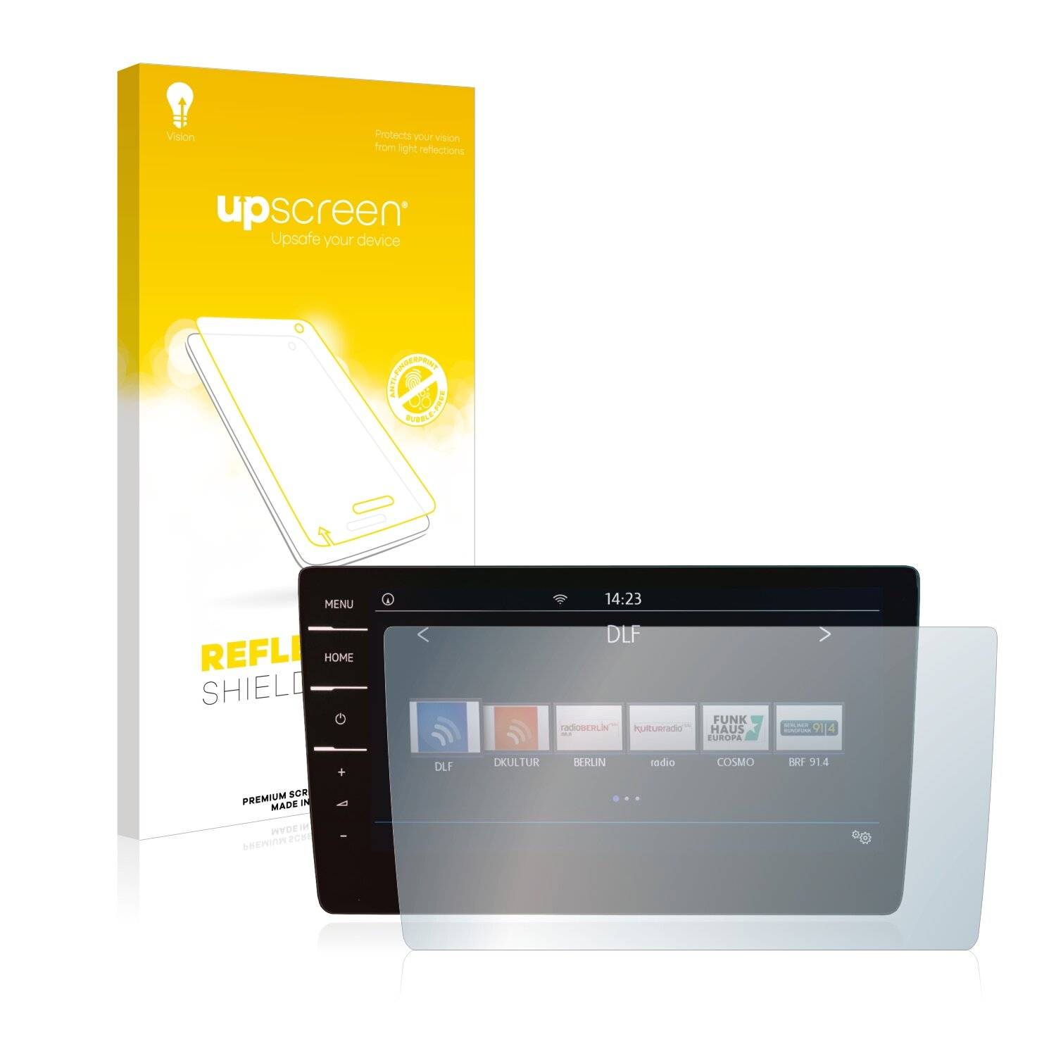 upscreen Reflection Shield Matte Premium Displayschutzfolie für Volkswagen Golf Sportvan