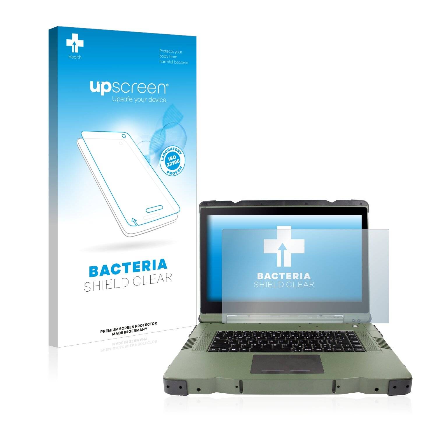 upscreen Bacteria Shield Clear Premium Antibakterielle Displayschutzfolie für Roda Lizard