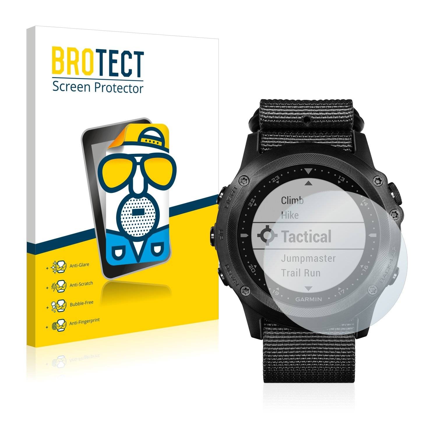 2x BROTECT Matte Displayschutzfolie für Garmin Tactix Bravo - Entspiegelt,