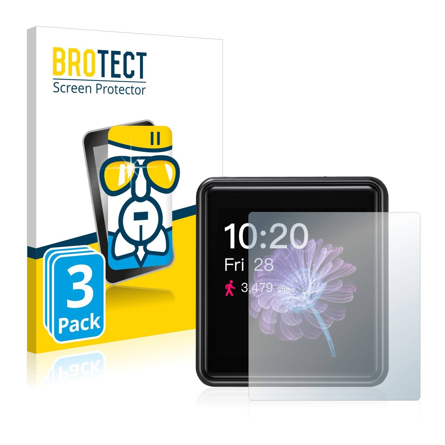 3x BROTECT AirGlass Schutzglas Folie für FiiO